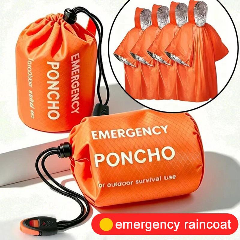 Portable Emergency Rain Poncho - огляд і ціна Camping Rain Poncho