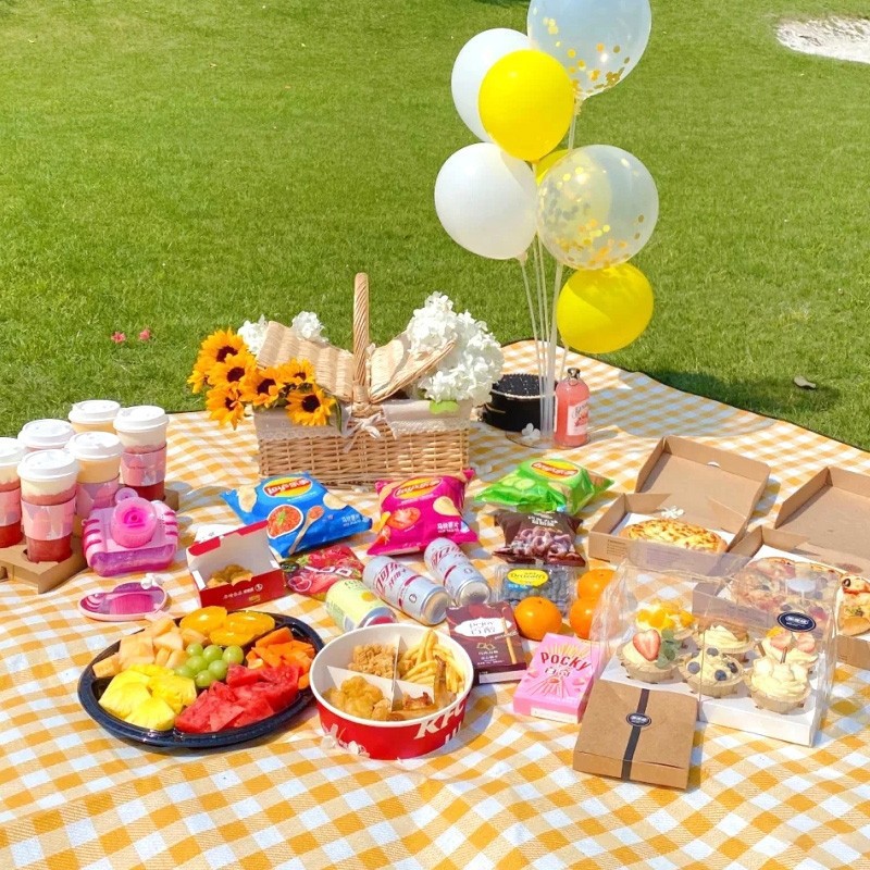 179x170cm Extra Large Picnic M - огляд і ціна Outdoor Camping Rugs