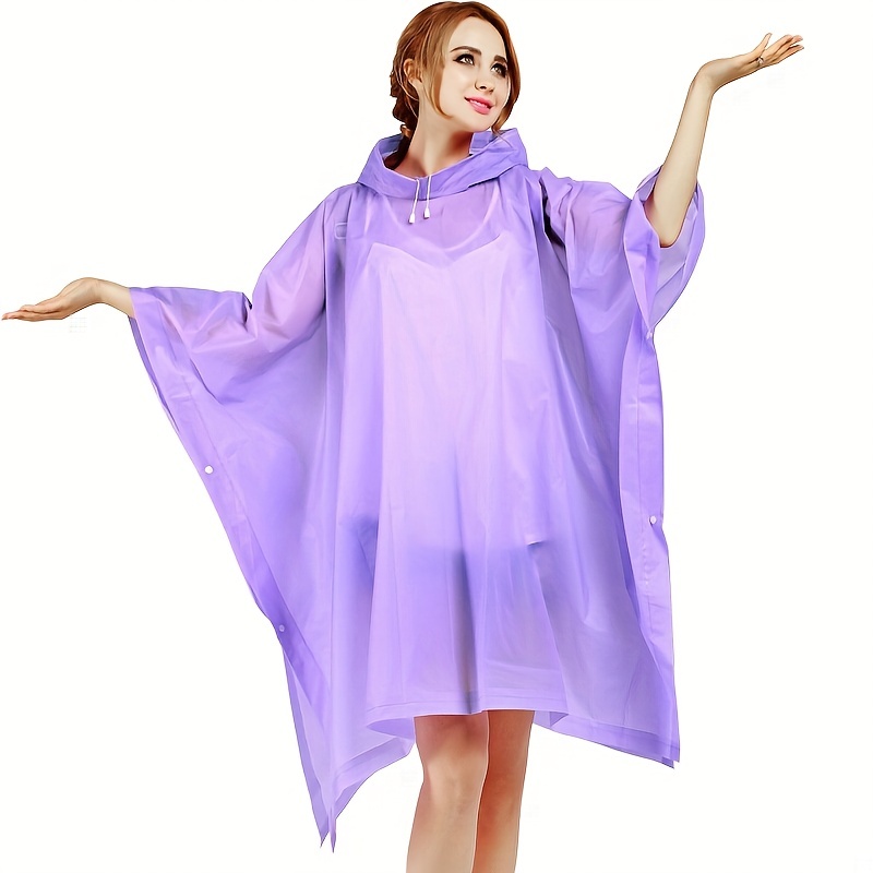Rain Ponchos For Adults Pouch  - огляд і ціна Camping Rain Poncho