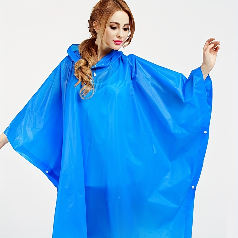 Rain Ponchos For Adults Pouch  - огляд і ціна Camping Rain Poncho