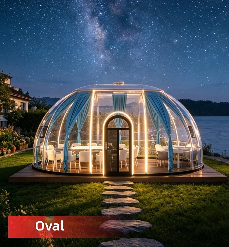 Transparent Dome Bubble House, - огляд і ціна Outdoor Camping Exhibition