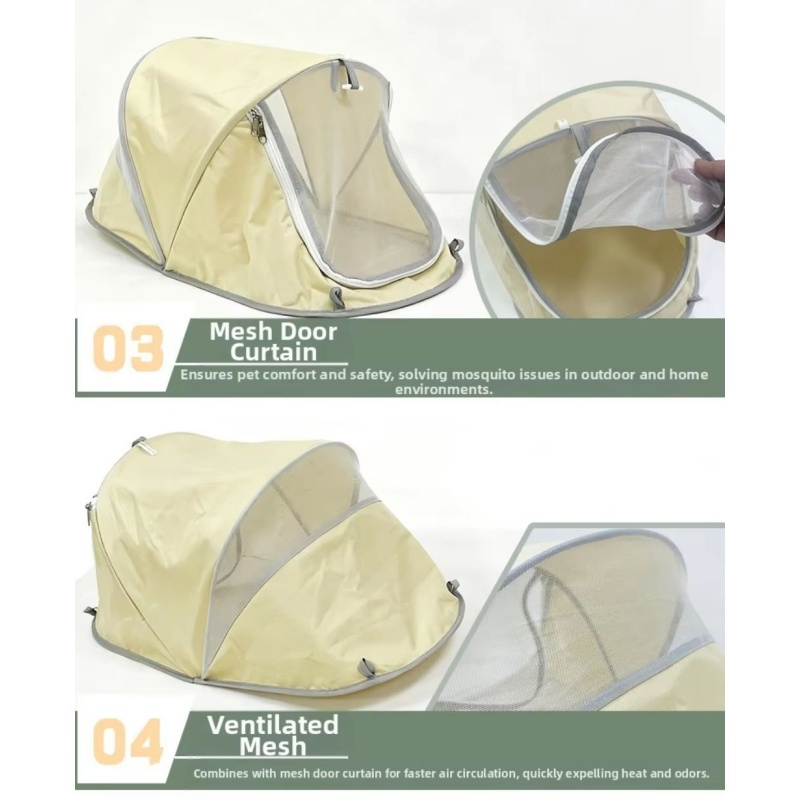 Portable Pop Up Dog Tent Sun P - огляд і ціна Outdoor Camping Dog Bed