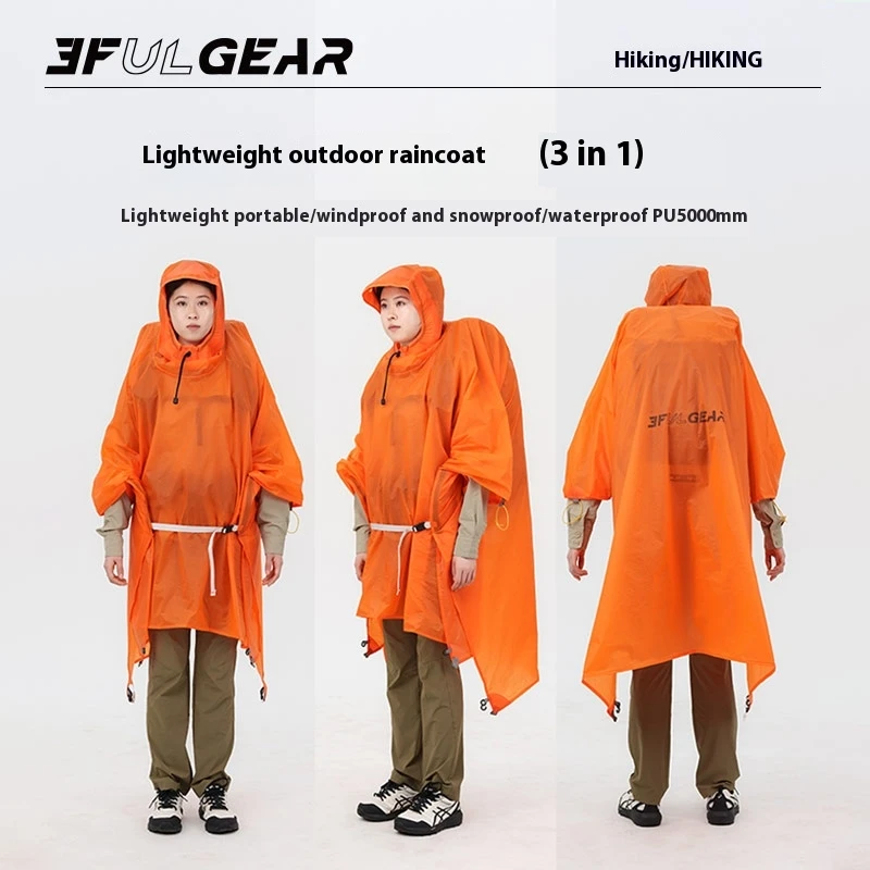 3F UL GEAR Ultralight Hiking R - огляд і ціна Camping Rain Poncho