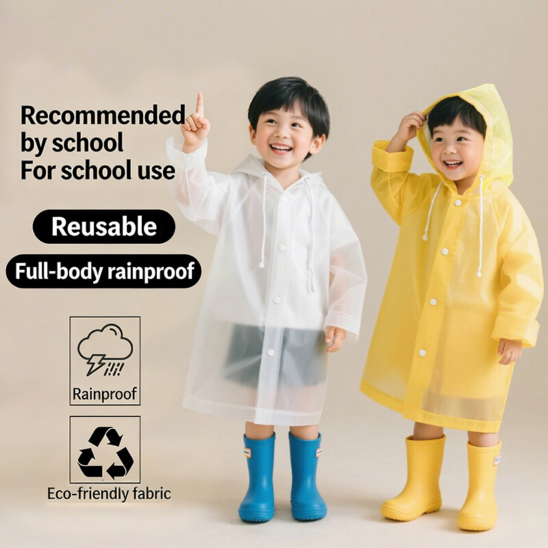 Disposable Raincoat for Kids E - огляд і ціна Camping Rain Poncho