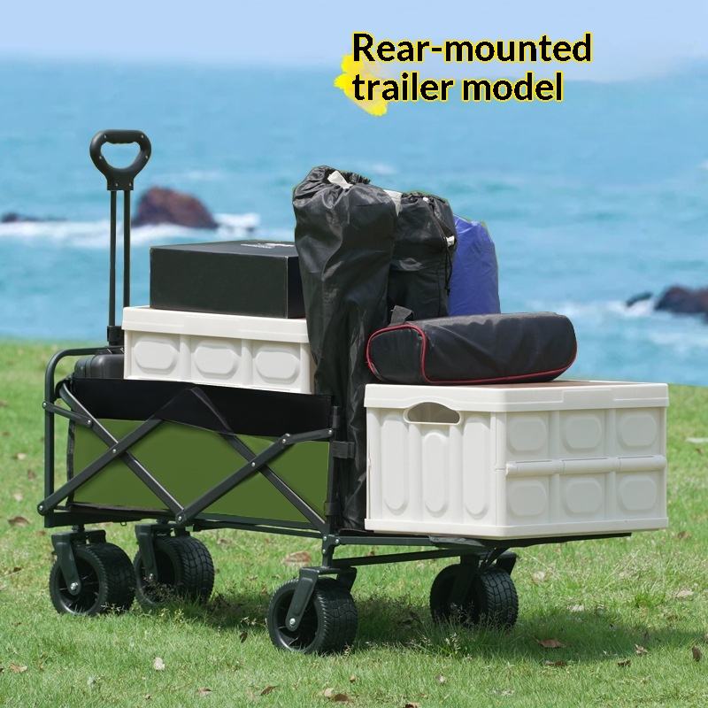 Factory Sale Four Wheel Platfo - огляд і ціна Outdoor Camping Trolley
