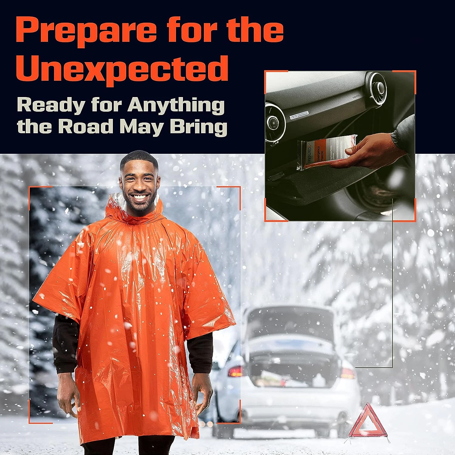 Emergency Rain Poncho Thermal  - огляд і ціна Camping Rain Poncho