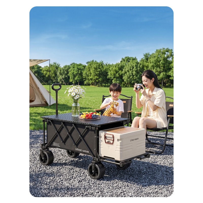 Folding Camping Wagon Cart Out - огляд і ціна Outdoor Camping Trolley