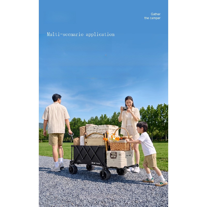Folding Camping Wagon Cart Out - огляд і ціна Outdoor Camping Trolley