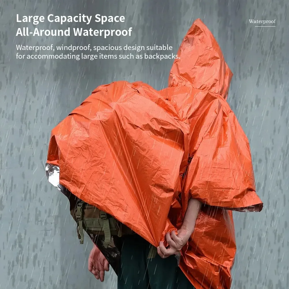 Emergency Raincoat Poncho Wate - огляд і ціна Camping Rain Poncho