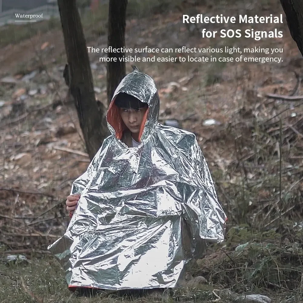Emergency Raincoat Poncho Wate - огляд і ціна Camping Rain Poncho