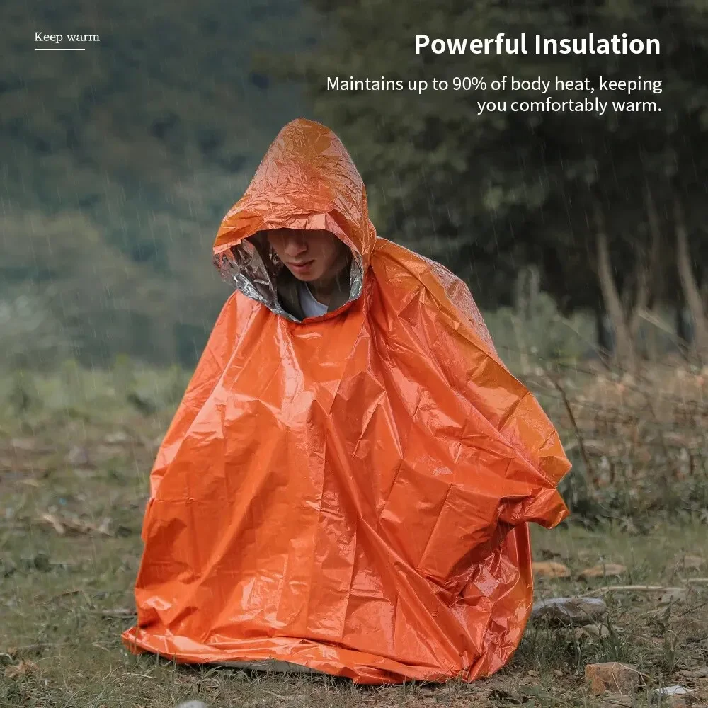 Emergency Raincoat Poncho Wate - огляд і ціна Camping Rain Poncho