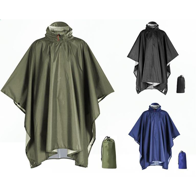 Heavy Duty Rain Poncho For Bac - огляд і ціна Camping Rain Poncho