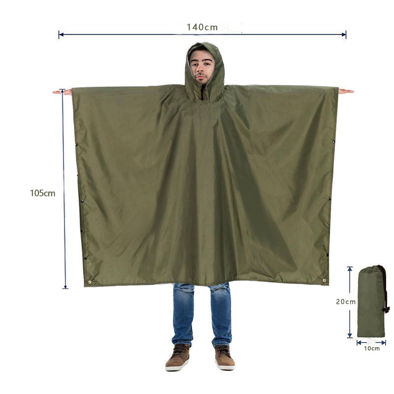 Heavy Duty Rain Poncho For Bac - огляд і ціна Camping Rain Poncho