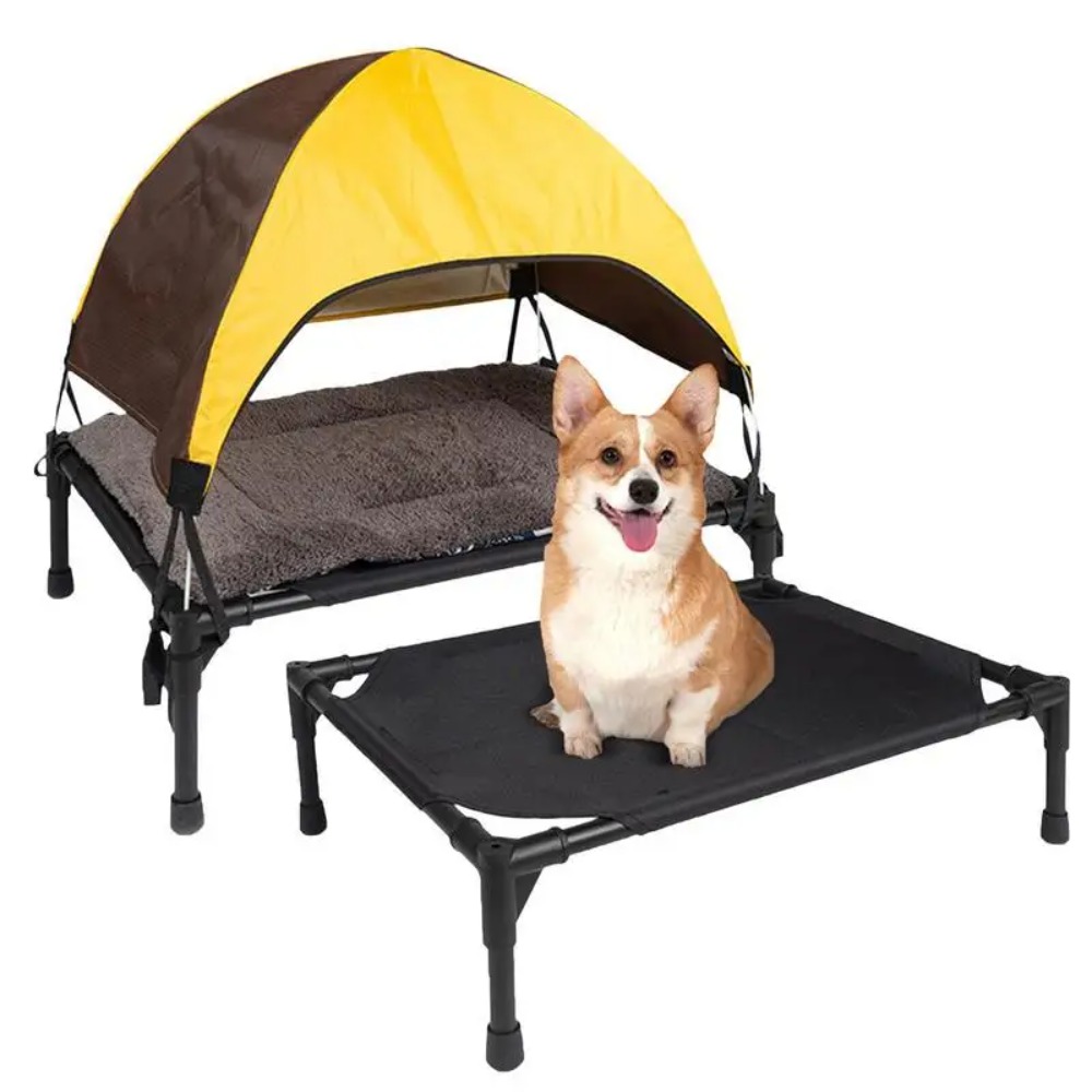 Outdoor Elevated Dog Bed, Fold - огляд і ціна Outdoor Camping Dog Bed