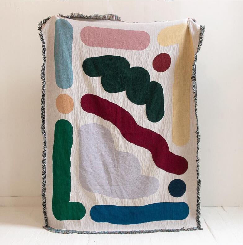 Colored Lines Cotton Travel Ca - огляд і ціна Outdoor Camping Rugs