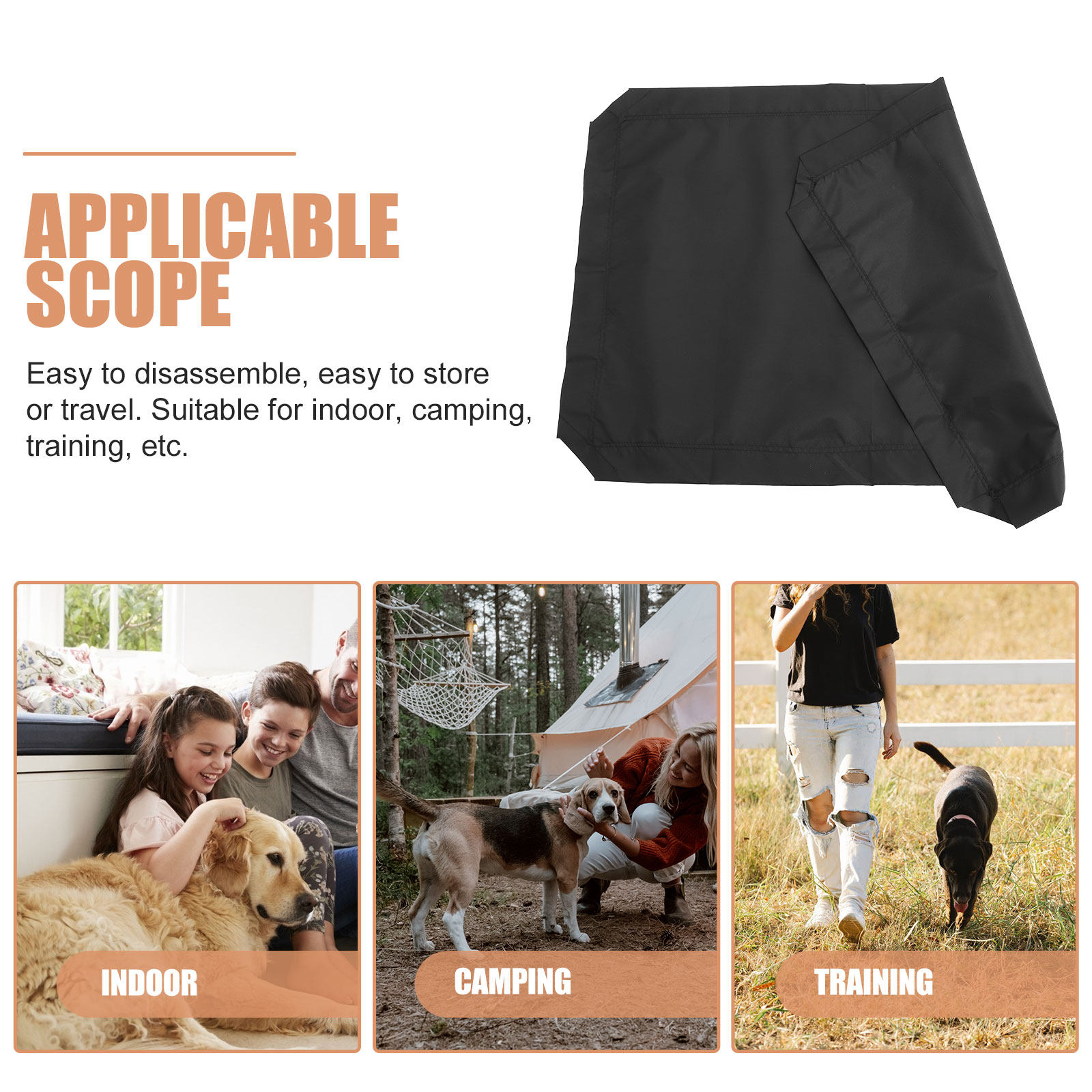Detachable Pet Elevated Bed Co - огляд і ціна Outdoor Camping Dog Bed