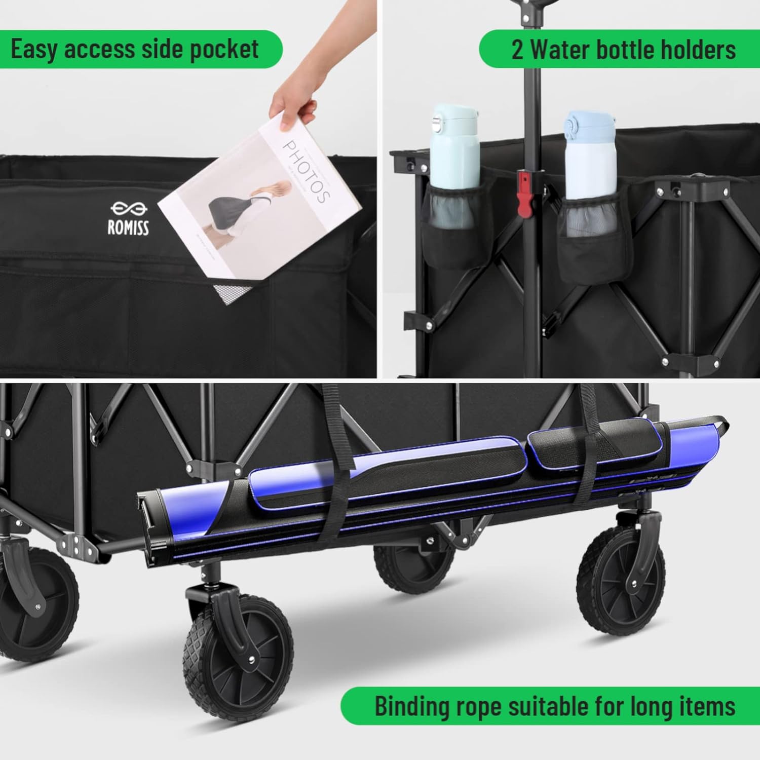 ODM Wholesale Folding Wagon wi - огляд і ціна Outdoor Camping Trolley