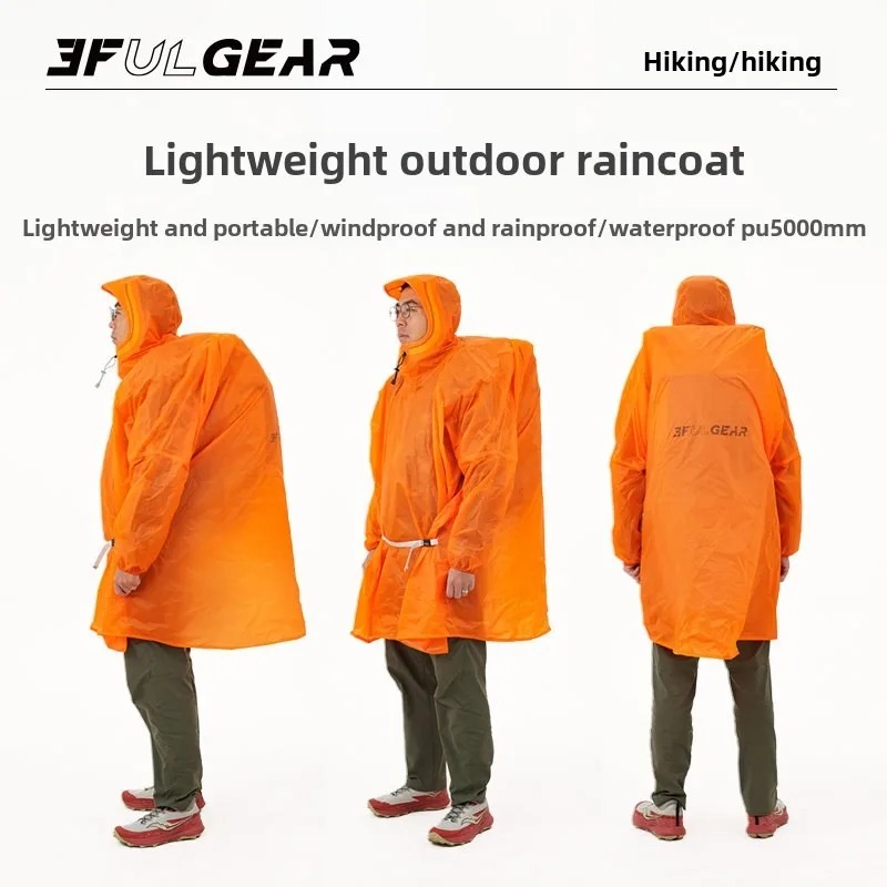 Ultralight Rain Poncho 3F UL G - огляд і ціна Camping Rain Poncho