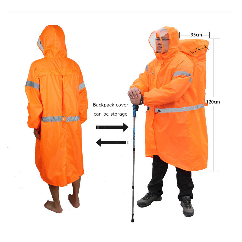 Unisex Reflective Outdoor Clim - огляд і ціна Camping Rain Poncho