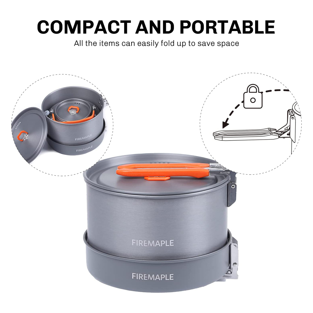 Fire Maple Camping Cookware Ut - огляд і ціна Outdoor Camping Dining Set