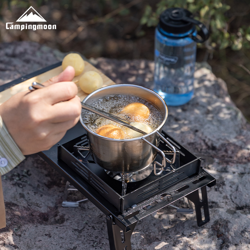 CAMPINGMOON 600ml Stainless St - огляд і ціна Outdoor Camping Dining Set