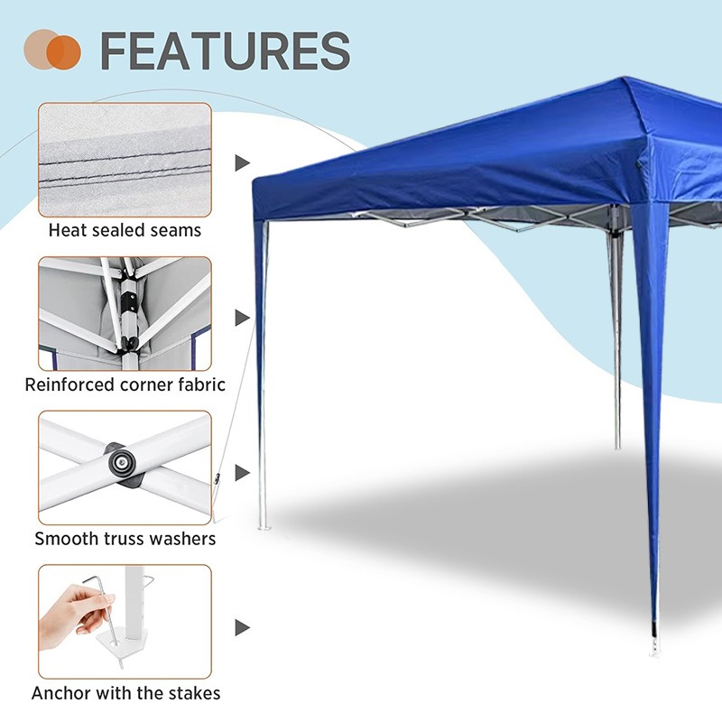 3x3m Four-sided Folding Pop Up - огляд і ціна Outdoor Camping Exhibition